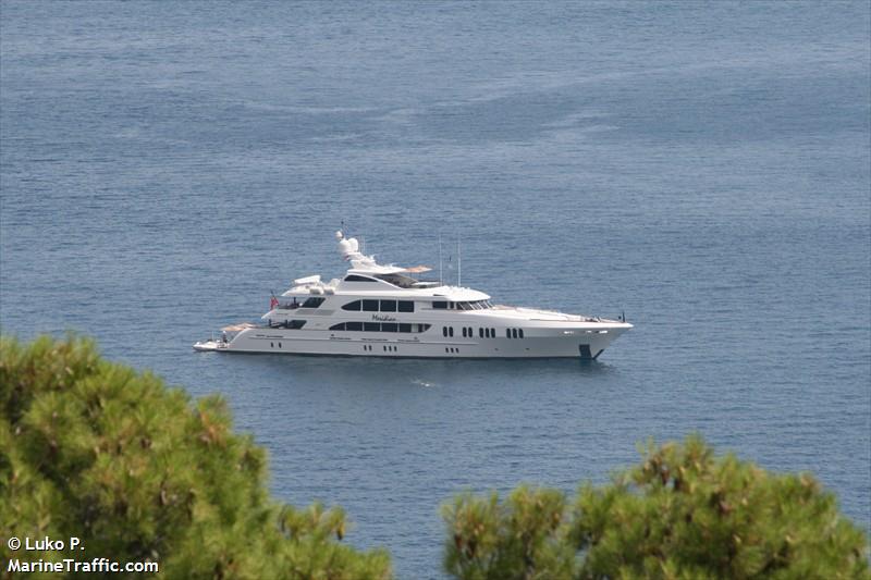 la dea ii (Yacht) - IMO 9411549, MMSI 319152000, Call Sign ZCPJ4 under the flag of Cayman Islands