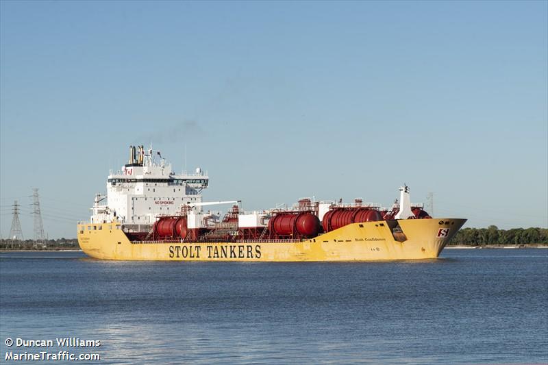 stolt confidence (Chemical/Oil Products Tanker) - IMO 9102071, MMSI 319468000, Call Sign ZCSP3 under the flag of Cayman Islands