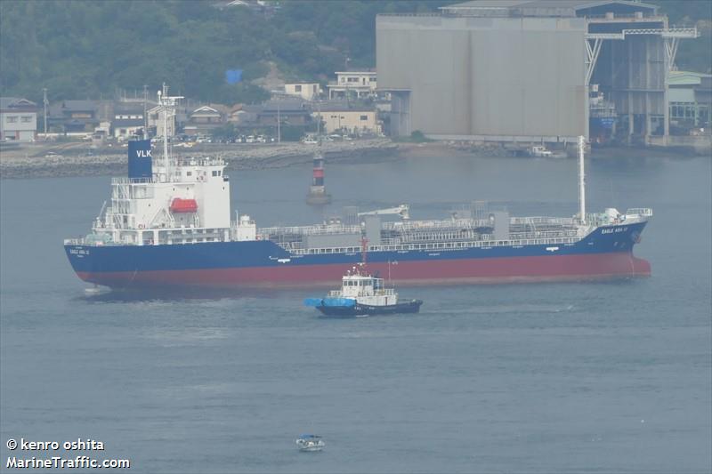 eagle asia 12 (Chemical/Oil Products Tanker) - IMO 9819997, MMSI 351243000, Call Sign 3FAW8 under the flag of Panama