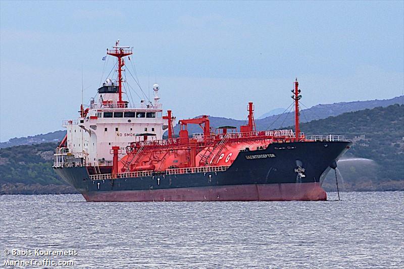 gaz interceptor (LPG Tanker) - IMO 9291224, MMSI 351259000, Call Sign 3EEO2 under the flag of Panama