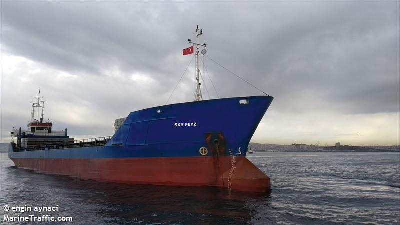 sky feyz (General Cargo Ship) - IMO 9116034, MMSI 355997000, Call Sign H9IE under the flag of Panama