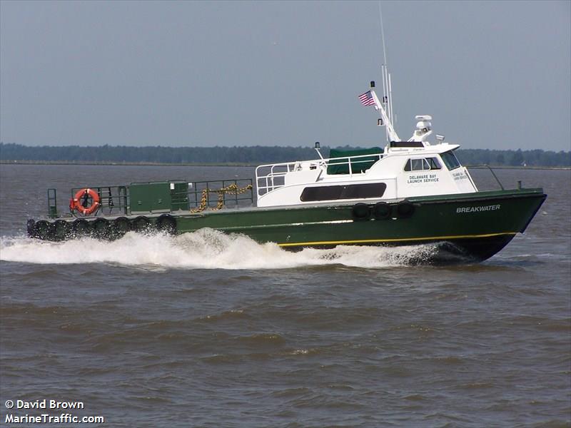 breakwater (Passenger ship) - IMO , MMSI 367090620, Call Sign WYH7020 under the flag of United States (USA)