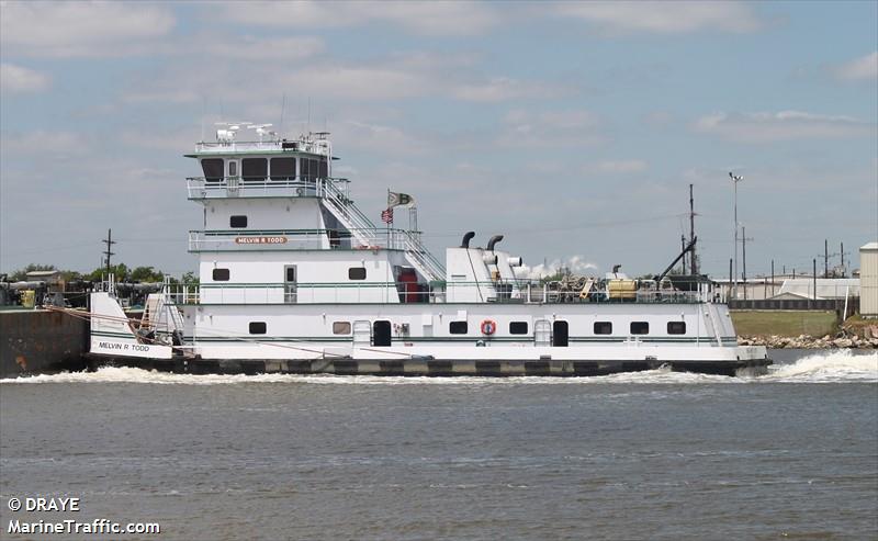 melvin r todd (Towing vessel) - IMO , MMSI 367120490, Call Sign WDD2834 under the flag of United States (USA)