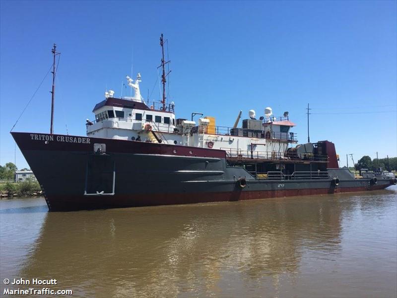 triton crusader (Offshore Tug/Supply Ship) - IMO 8023840, MMSI 367346050, Call Sign WDK2223 under the flag of United States (USA)