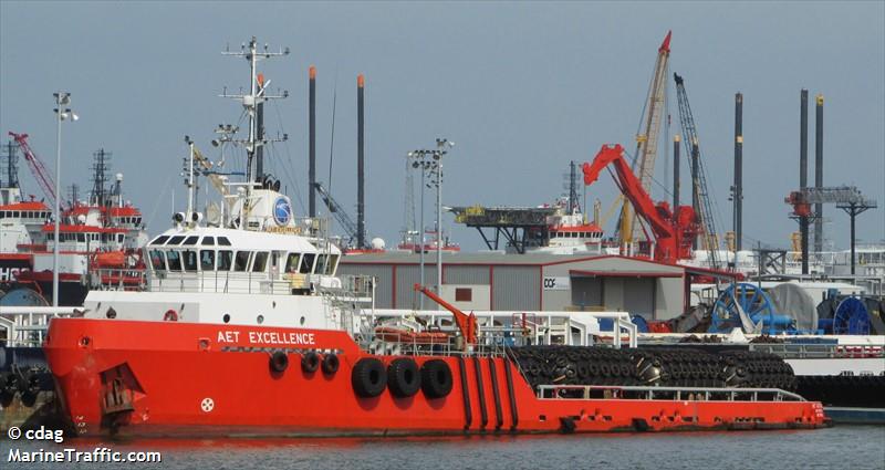 aet excellence (Offshore Tug/Supply Ship) - IMO 9632595, MMSI 367511240, Call Sign WDG2014 under the flag of United States (USA)