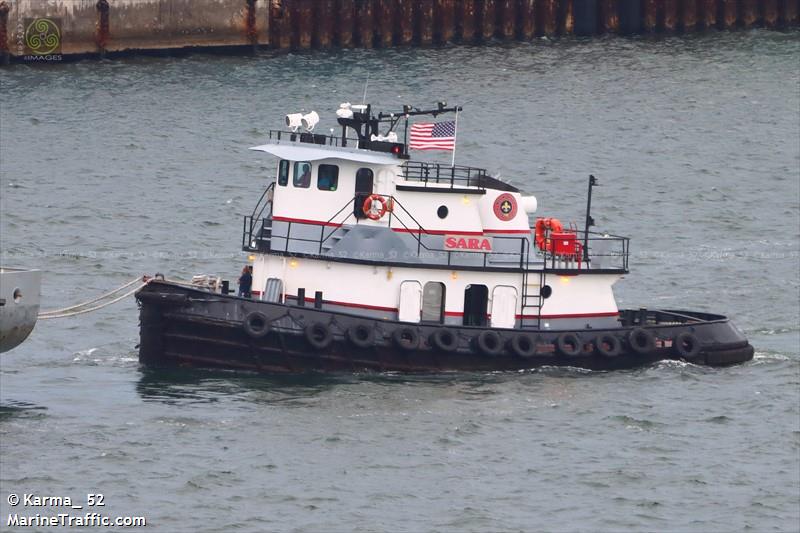 sara (Towing vessel) - IMO , MMSI 367705810, Call Sign WDI5167 under the flag of United States (USA)