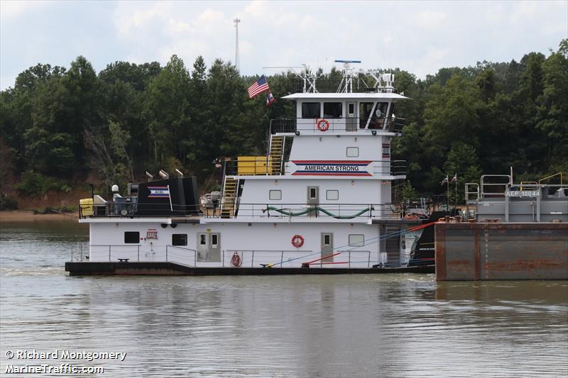 american strong (Towing vessel) - IMO , MMSI 367765490, Call Sign WDJ3172 under the flag of United States (USA)