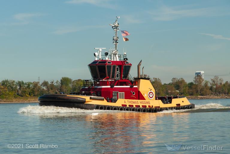 a. thomas higgins (Tug) - IMO 9907495, MMSI 368144370, Call Sign WDL5779 under the flag of United States (USA)