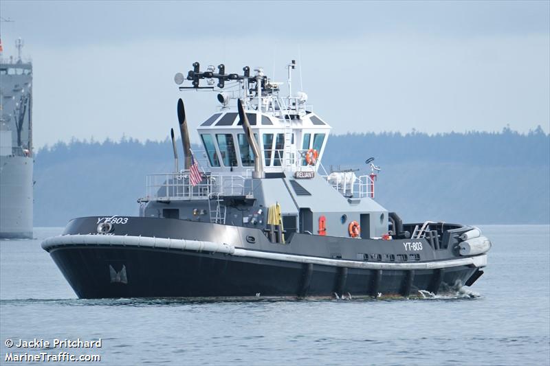 yt 803 reliant (Tug) - IMO 8744315, MMSI 369970417 under the flag of United States (USA)