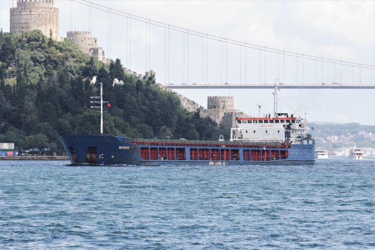 natavan (General Cargo Ship) - IMO 9459618, MMSI 423047100, Call Sign 4JQE under the flag of Azerbaijan