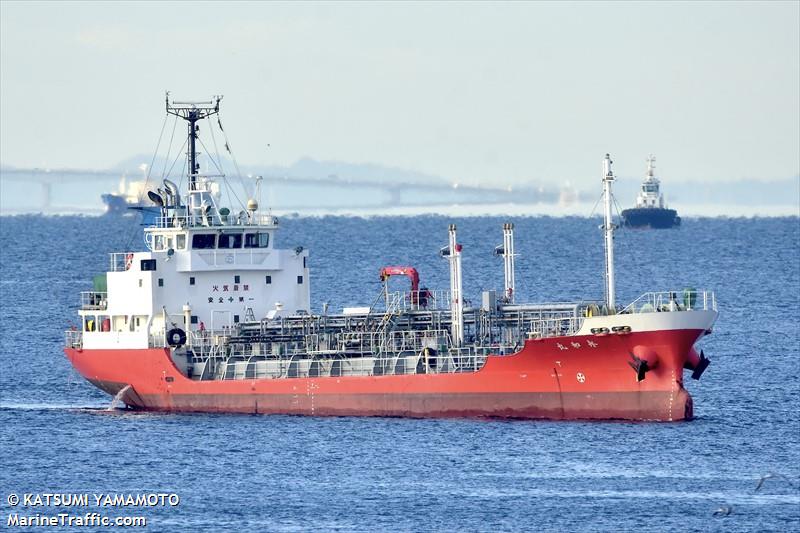 eiwamaru (Chemical/Oil Products Tanker) - IMO 9643049, MMSI 431003614, Call Sign JD3349 under the flag of Japan