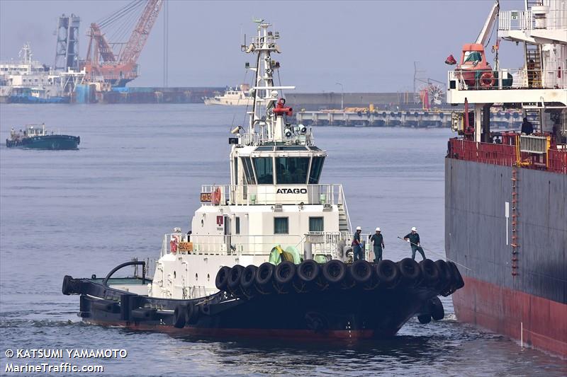 atago maru (Tug) - IMO , MMSI 431007868, Call Sign JD3999 under the flag of Japan