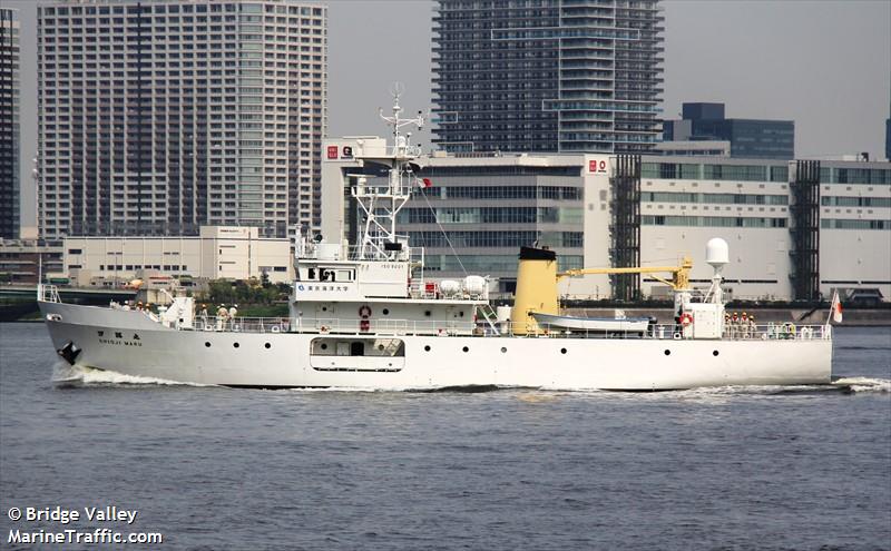 shioji maru (Training Ship) - IMO 8608561, MMSI 431100037, Call Sign JG4644 under the flag of Japan