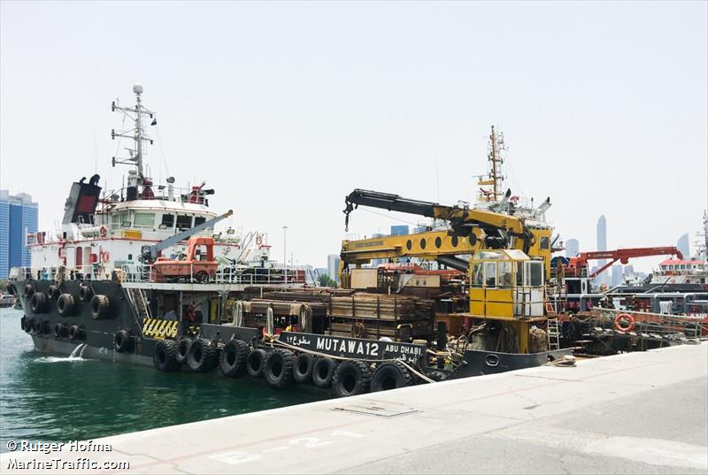 mutawa 12 (Offshore Tug/Supply Ship) - IMO 9579004, MMSI 470290000, Call Sign A6E2762 under the flag of UAE