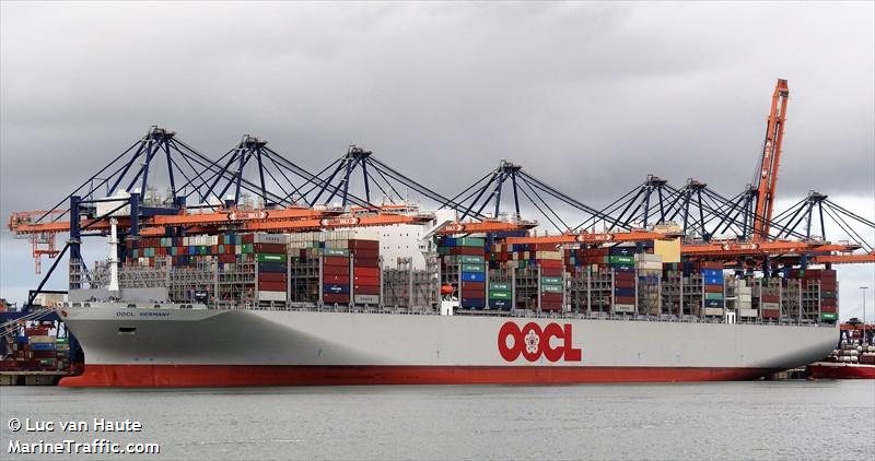 oocl germany (Container Ship) - IMO 9776183, MMSI 477035800, Call Sign VRQS3 under the flag of Hong Kong