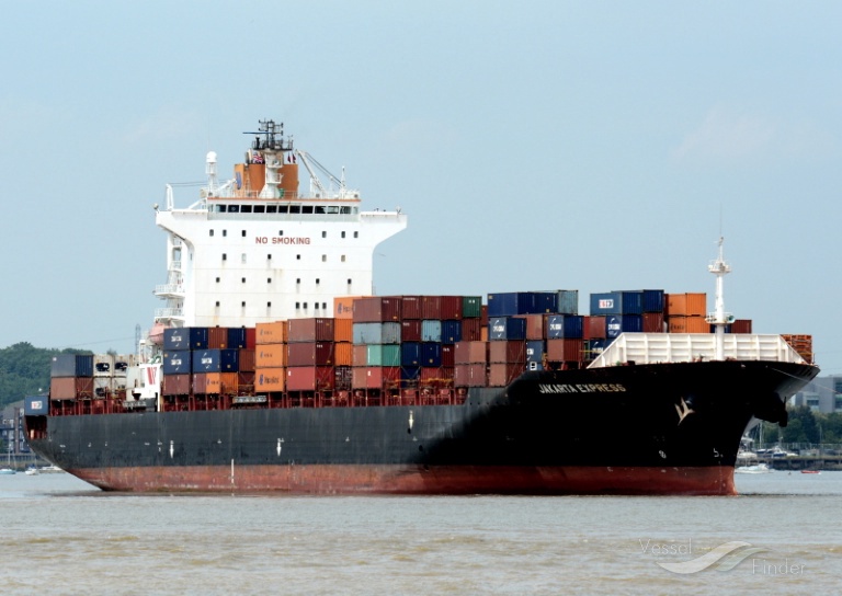 seaspan jakarta (Container Ship) - IMO 9301794, MMSI 477105300, Call Sign VRBR5 under the flag of Hong Kong