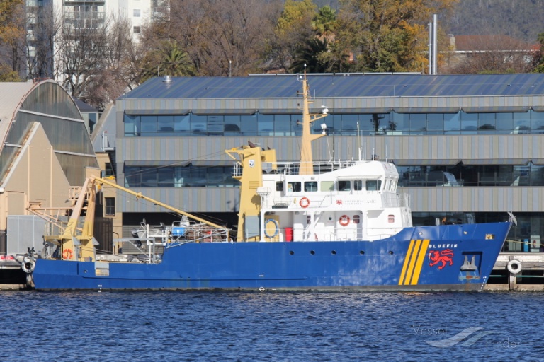 bluefin (Fishing Vessel) - IMO 8000032, MMSI 503064000, Call Sign VKBF under the flag of Australia