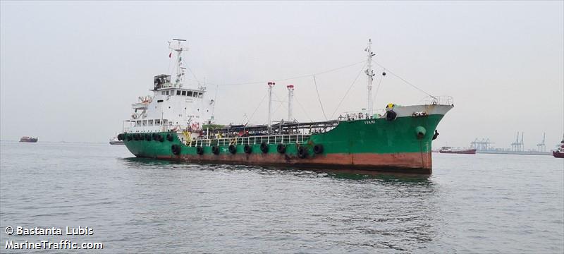 mt ivani (Chemical Tanker) - IMO , MMSI 525006220, Call Sign JZLR under the flag of Indonesia