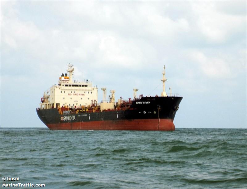 sinar busan (Chemical/Oil Products Tanker) - IMO 9346483, MMSI 525009075, Call Sign POEL under the flag of Indonesia