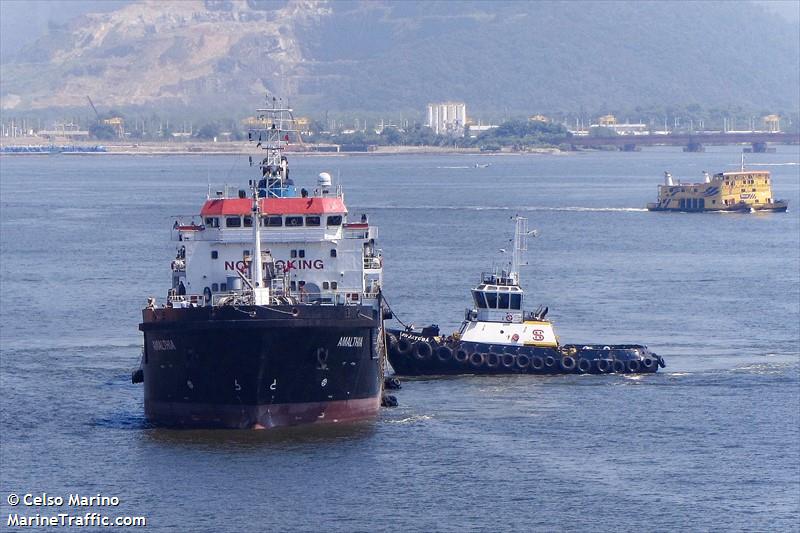 amalthia (Bunkering Tanker) - IMO 9396294, MMSI 538003219, Call Sign V7PF4 under the flag of Marshall Islands