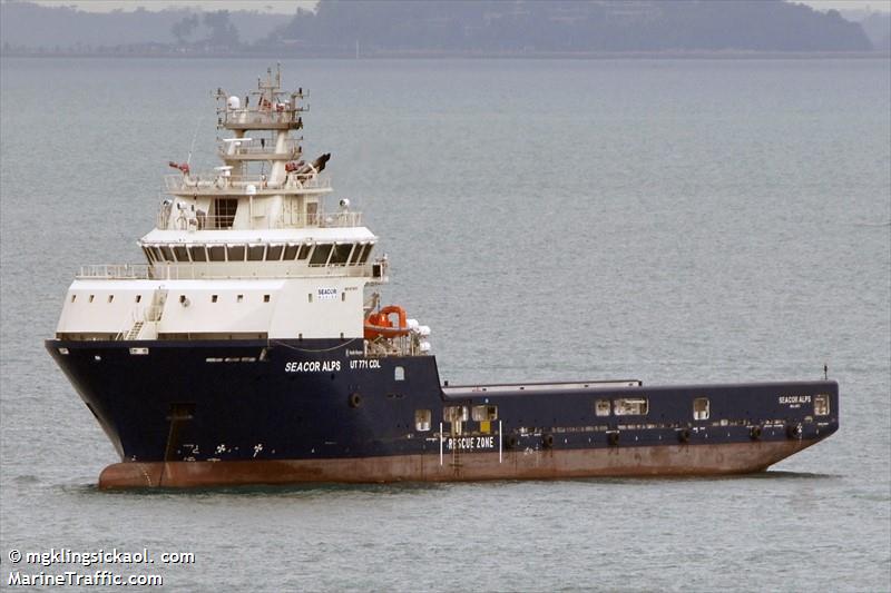 seacor alps (Offshore Tug/Supply Ship) - IMO 9676931, MMSI 538008497, Call Sign V7A2431 under the flag of Marshall Islands
