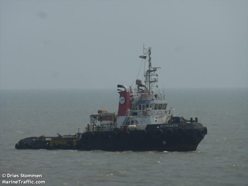 bes pioneer (Anchor Hoy) - IMO 9466685, MMSI 565703000, Call Sign 9V7245 under the flag of Singapore