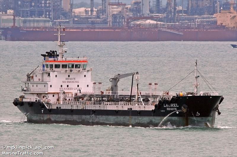 laurel (Oil Products Tanker) - IMO 9576911, MMSI 565968000, Call Sign 9V8441 under the flag of Singapore