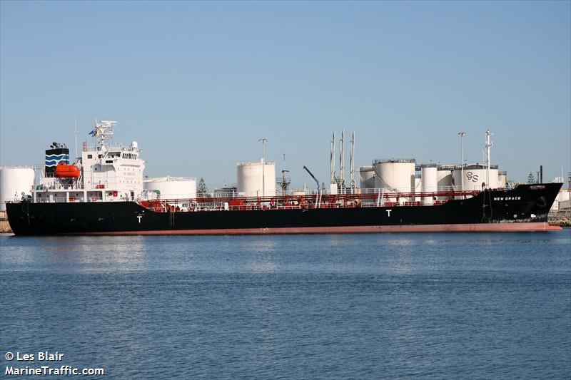 new grace (Bitumen Tanker) - IMO 9459682, MMSI 565974000, Call Sign 9VPN7 under the flag of Singapore