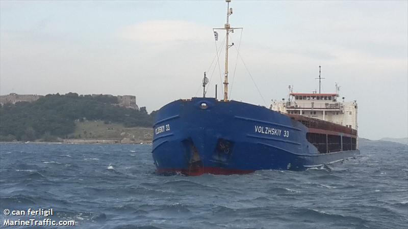 volzhskiy 33 (General Cargo Ship) - IMO 8955641, MMSI 620145000, Call Sign D6A2145 under the flag of Comoros