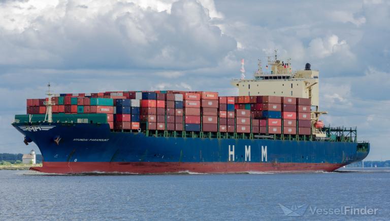 hyundai paramount (Container Ship) - IMO 9625542, MMSI 636015950, Call Sign D5DQ8 under the flag of Liberia
