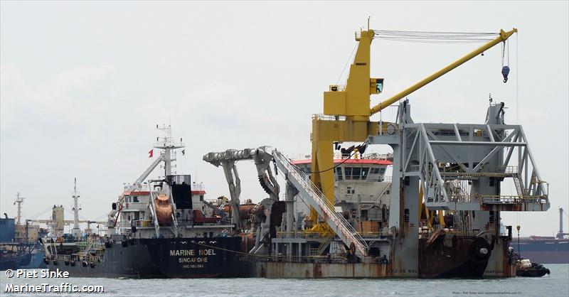 j.f.j de nul (Dredger) - IMO 9260677, MMSI 645482000, Call Sign 3BSZ under the flag of Mauritius