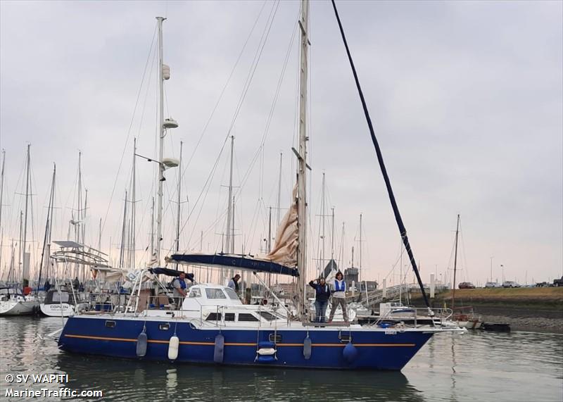 wapiti (Sailing vessel) - IMO , MMSI 205510910, Call Sign OR5109 under the flag of Belgium