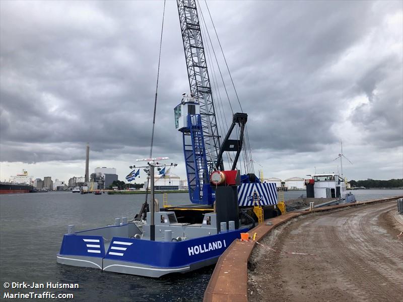 holland 1 (Dredging or UW ops) - IMO , MMSI 244150610, Call Sign PC8287 under the flag of Netherlands