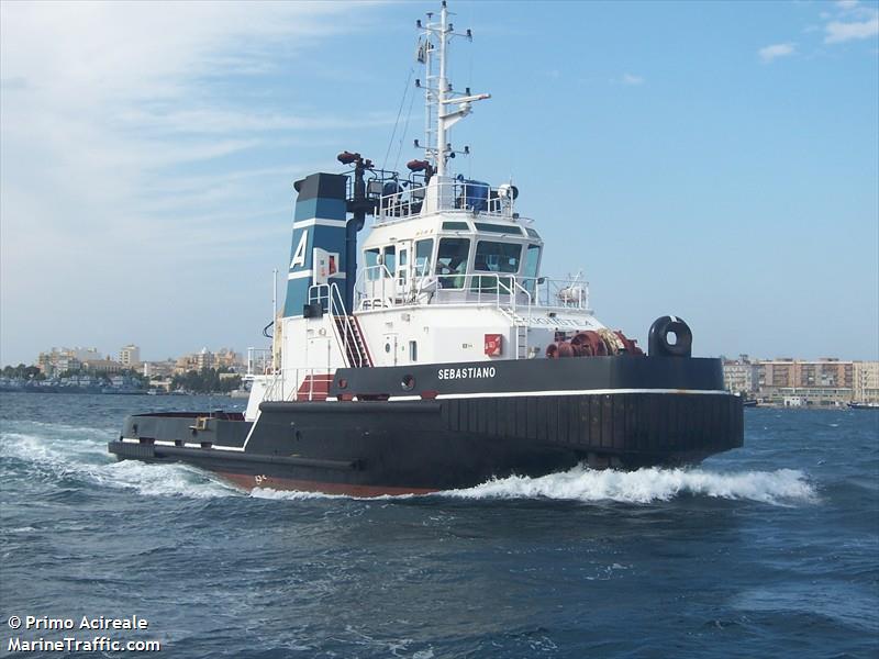 sebastiano (Tug) - IMO 9278454, MMSI 247100900, Call Sign IKYH under the flag of Italy