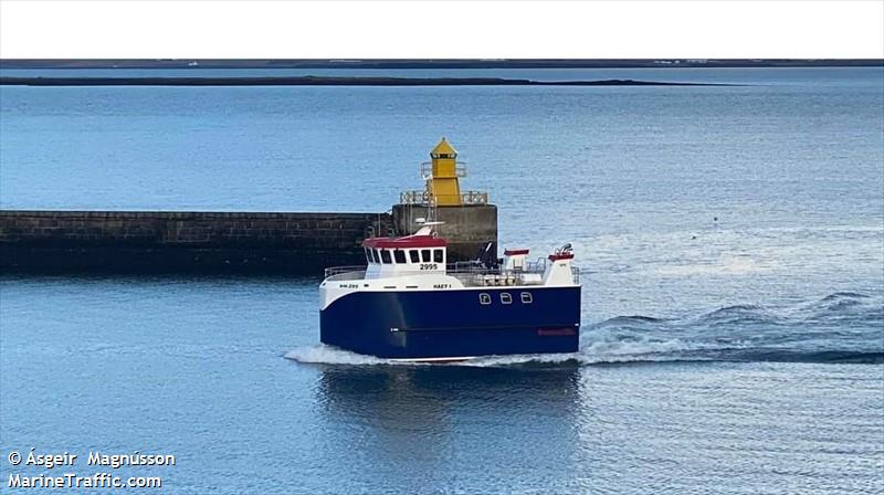 haey i (Fishing vessel) - IMO , MMSI 251857540, Call Sign TFBO under the flag of Iceland