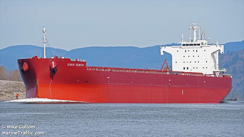 ever zenith (Bulk Carrier) - IMO 9913339, MMSI 538009633, Call Sign V7A4979 under the flag of Marshall Islands