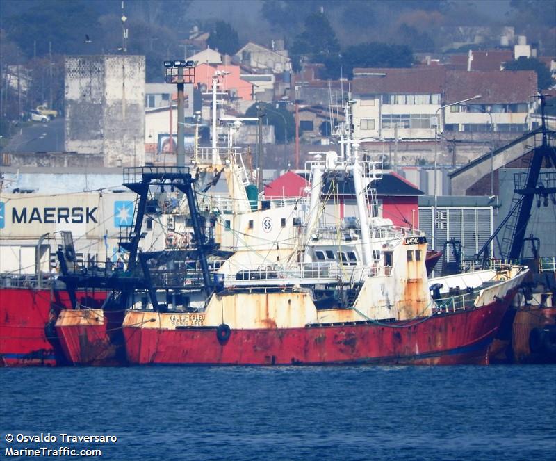 kaleu kaleu (Fishing Vessel) - IMO 7416143, MMSI 701000612, Call Sign LW 4540 under the flag of Argentina