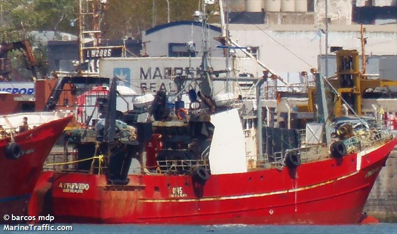 atrevido (Fishing Vessel) - IMO 9014016, MMSI 701006040, Call Sign LW 9877 under the flag of Argentina