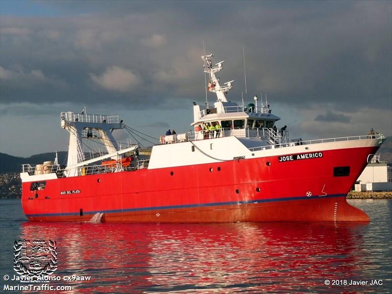 jose americo (Fishing Vessel) - IMO 9829318, MMSI 701118000, Call Sign LW 5379 under the flag of Argentina