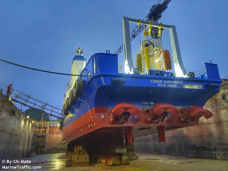 cidade ouro preto (Offshore Support Vessel) - IMO 9711614, MMSI 710025710, Call Sign PS 2150 under the flag of Brazil