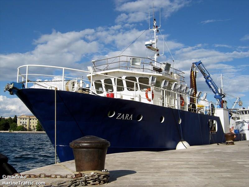 zara (-) - IMO , MMSI 238361240, Call Sign 9AA8096 under the flag of Croatia