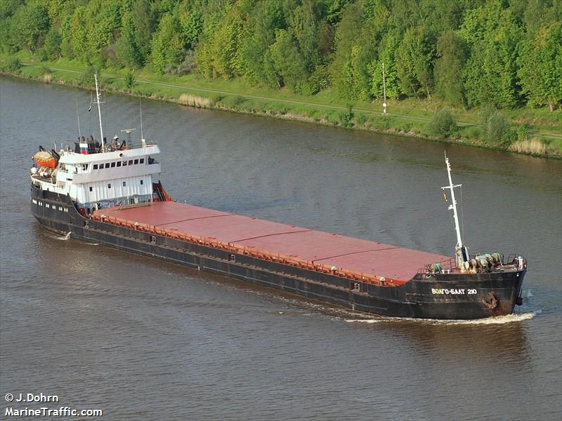 volgo balt 210 (General Cargo Ship) - IMO 8230376, MMSI 273433720, Call Sign UESJ under the flag of Russia