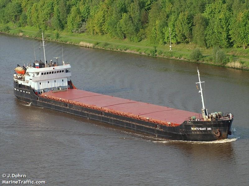volgo balt 210 (General Cargo Ship) - IMO 8230376, MMSI 273433720, Call Sign UESJ under the flag of Russia