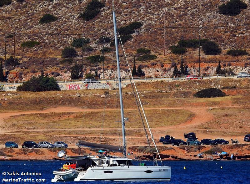 roulette (Sailing vessel) - IMO , MMSI 503009110, Call Sign VJN4576 under the flag of Australia