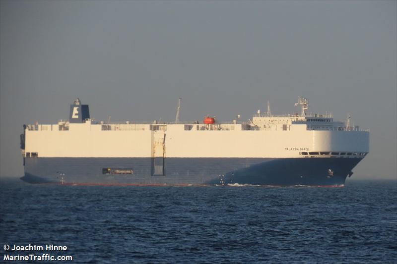 malaysia grace (Vehicles Carrier) - IMO 9542283, MMSI 533132164, Call Sign 9WUX3 under the flag of Malaysia