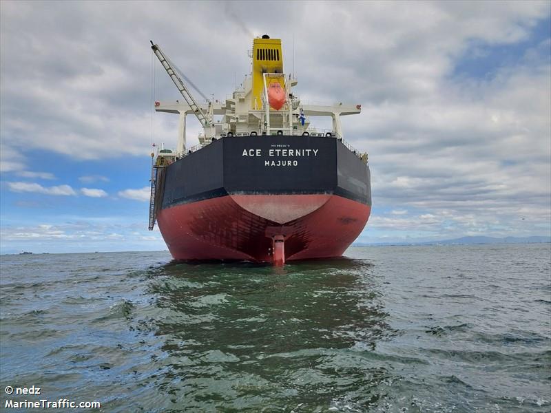 ace eternity (Bulk Carrier) - IMO 9920679, MMSI 538009593, Call Sign V7A4930 under the flag of Marshall Islands