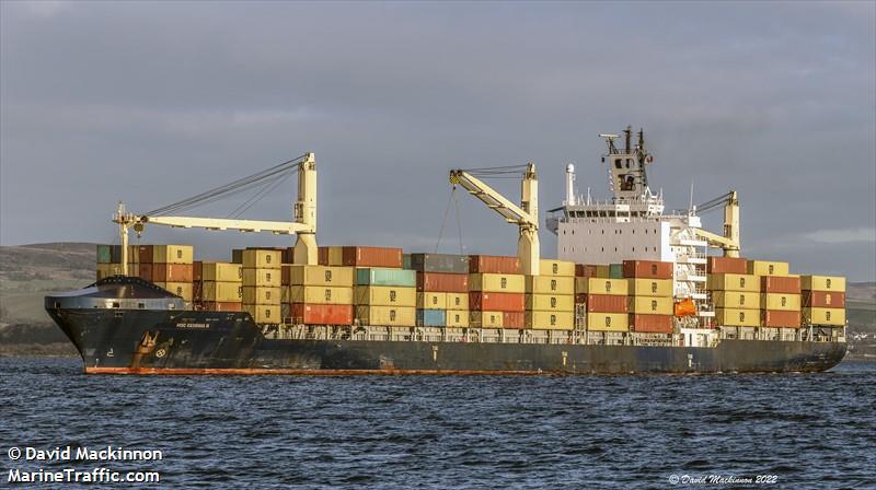 msc georgia ii (Container Ship) - IMO 9357107, MMSI 636021302, Call Sign 5LDH2 under the flag of Liberia