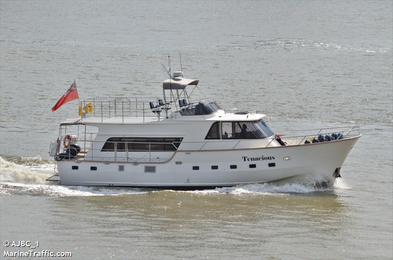 tenacious (Pleasure craft) - IMO , MMSI 232021940, Call Sign MFFQ9 under the flag of United Kingdom (UK)