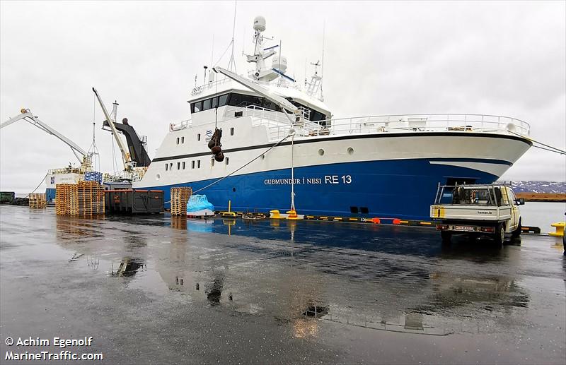 gudmundur i nesi (Fishing Vessel) - IMO 9235438, MMSI 251464000, Call Sign TFKG under the flag of Iceland