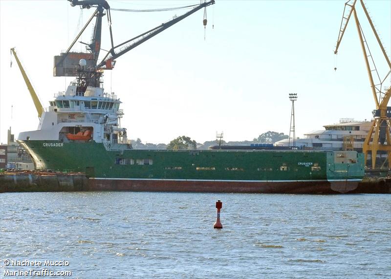 crusader (Offshore Tug/Supply Ship) - IMO 9462770, MMSI 352898694, Call Sign 3E3605 under the flag of Panama